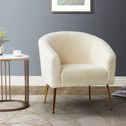 Willa Arlo Interiors Dawson Barrel Chair With Metal Legs | Wayfair | Wayfair Professional