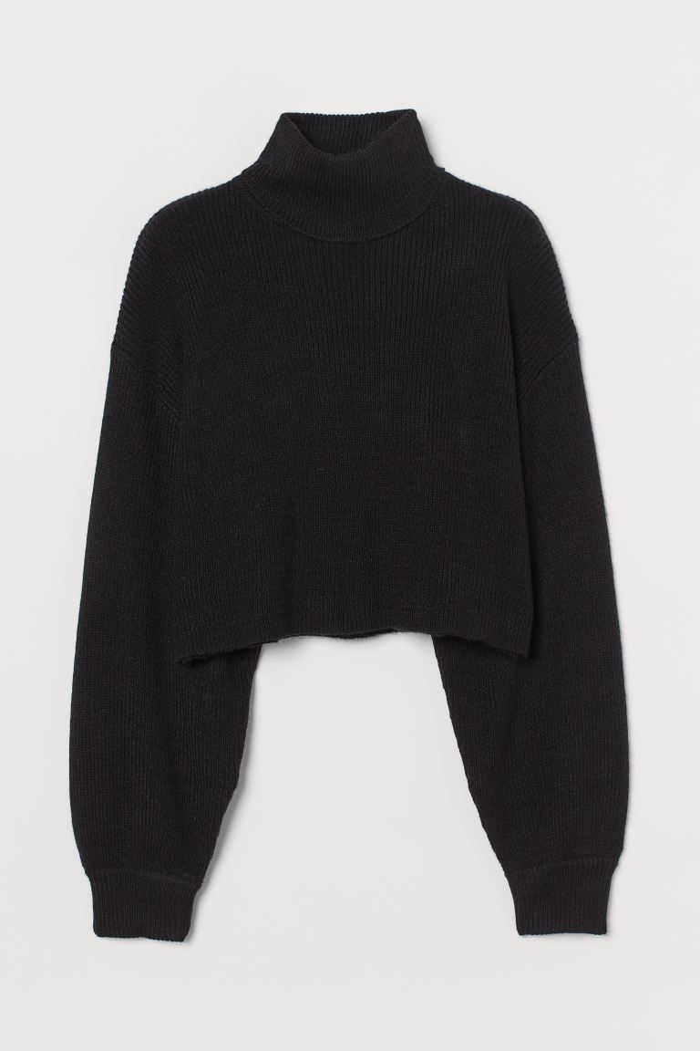 Cropped Turtleneck Sweater | H&M (US + CA)