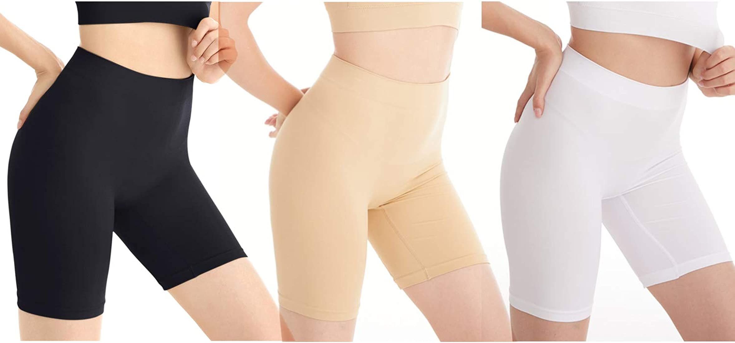 Amazingjoys Seamless Slip Shorts Women's Smooth Slip Panties for Under Dresses | Amazon (US)