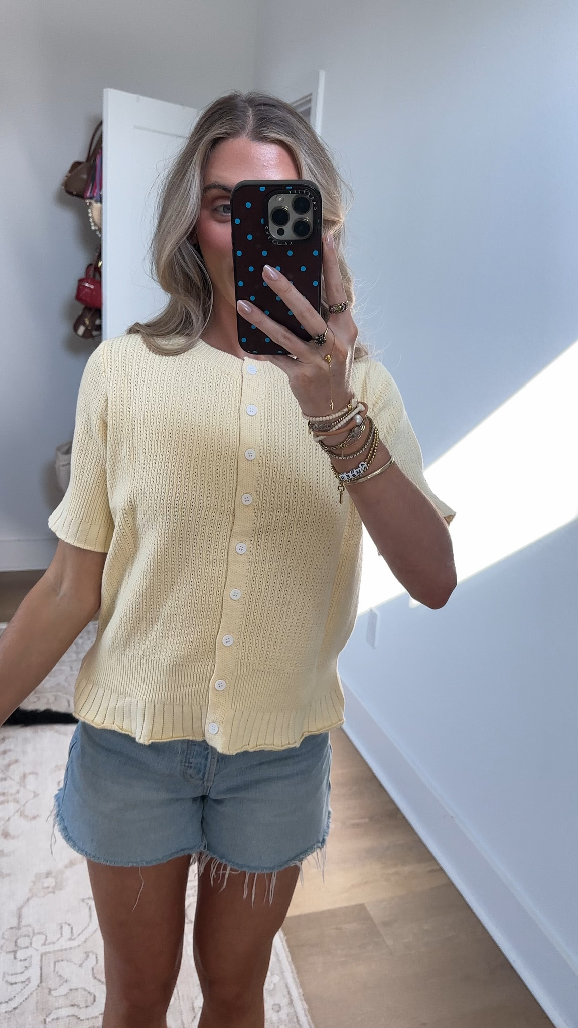 Amazon size small Womens Knit Cardigan Half Sleeve Lightweight Ribbed Cardigan Open Front Button Down Round Neck Casual Sweater

#LTKootd #LTKSaleAlert #LTKWorkwear
