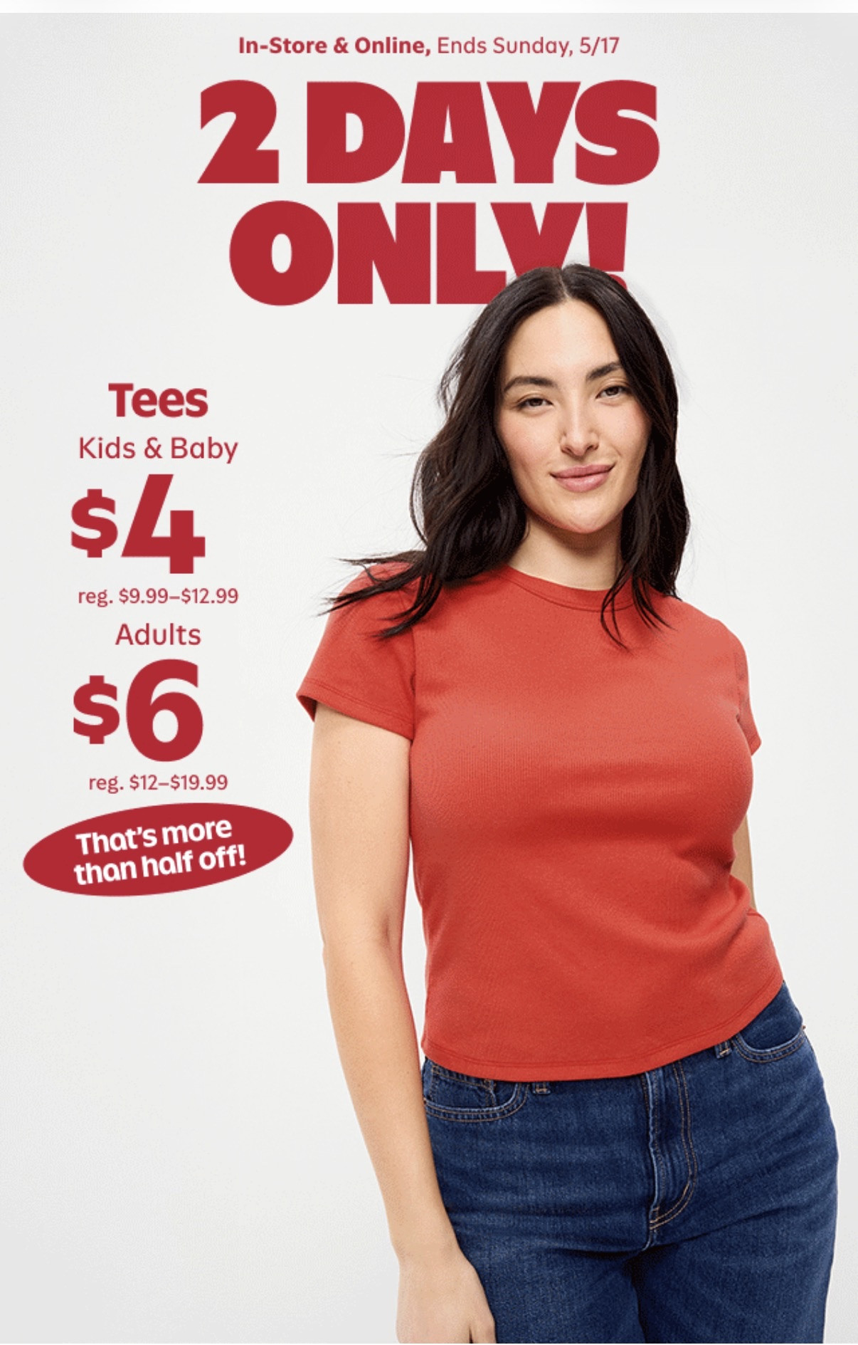 Old Navy t shirts on sale is honestly one of my favorite types of deals 😂 Cute, comfy, affordable, and perfect for everyday outfits, lounging, or layering all summer long.

All my favorite tees are linked on my LTK.

#ShoppingWithPriiincesss #OldNavyStyle #TShirtSeason #SummerLooks #LTKFinds #LTKFashion #FashionDeals #CasualStyle #StyleInspo #WardrobeGoals #OutfitIdeas #AffordableStyle #EverydayFashion #AtlantaMom #Atlantamom #Atlantabloggers #Atlantablogger #AtlantaCreator #Atlantacontentcreators #Atlantacontentcreator

#LTKTravel #LTKWorkwear #LTKSaleAlert