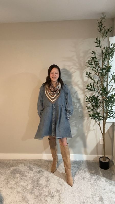 Loving this super cute denim dress from Vici, size down as it runs very oversized! It is currently on sale for 35% off today only! Use discount code: SOMETHINGSHAI 

#LTKfindsunder50 #LTKsalealert #LTKstyletip