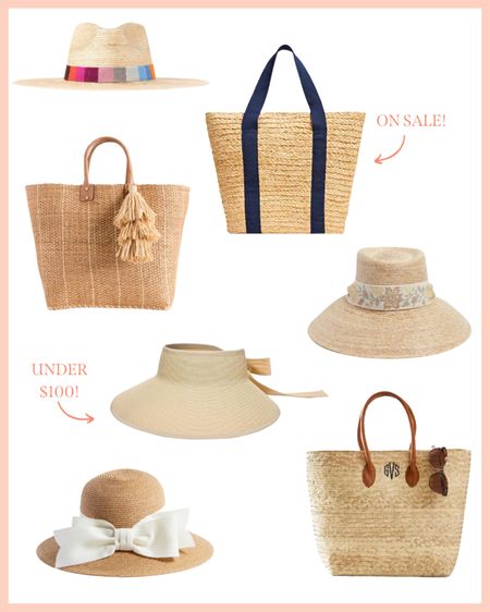 Favorite accessories for women! Summer bags and hats, beach bags, beach hats 

#LTKfindsunder50 #LTKstyletip #LTKfindsunder100