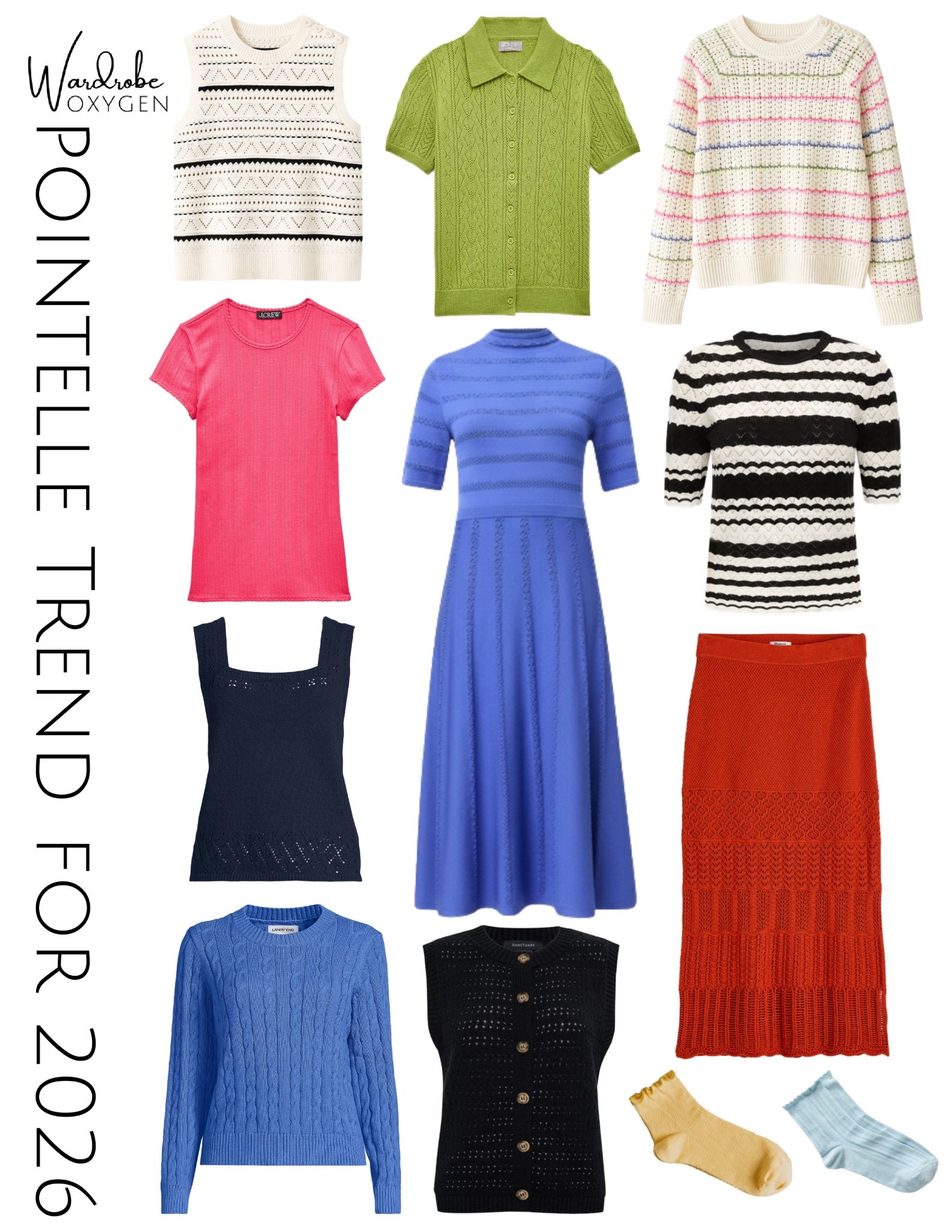 The Pointelle trend of 2026 is perfect for spring. Check out these fun and stylish pieces curated for this year’s trend. @gapstyle @jcrew @Tuckernuck @SEZANE @Varley 

#LTKOver40 #LTKMidsize #LTKSeasonal