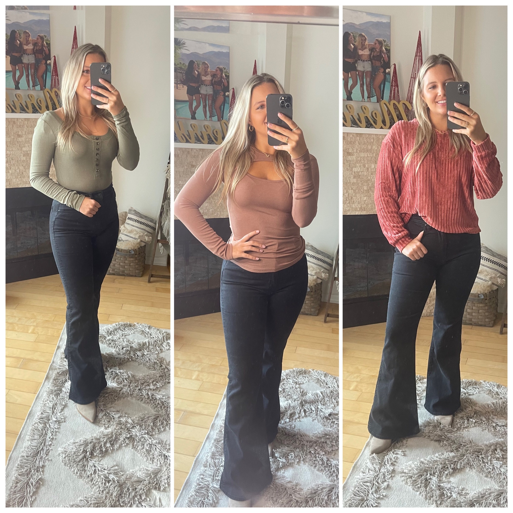 Comfortable tops 
Size small 
Pants true to size 
#under30 

#LTKxAF #LTKSeasonal #LTKunder50