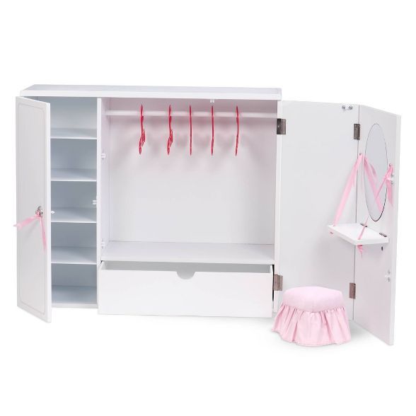 Our Generation Wooden Wardrobe - Closet for 18" Dolls | Target