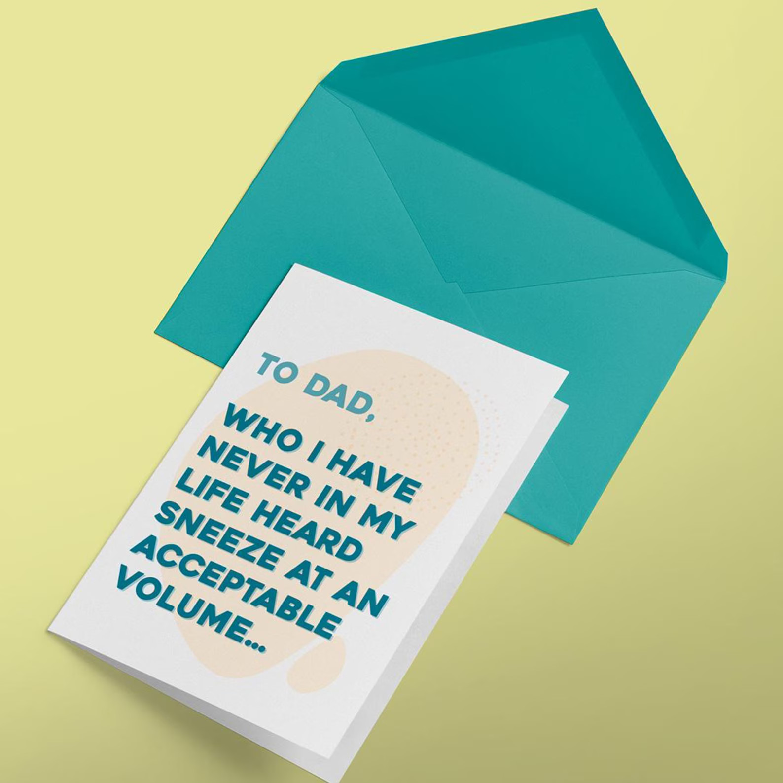 Dad, the Loudest Sneezer - Father's Day Greeting Card (funny, Irreverent, Adult Greeting Card) - ... | Etsy (US)