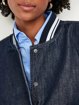 Jean Bomber Jacket | Old Navy (US)