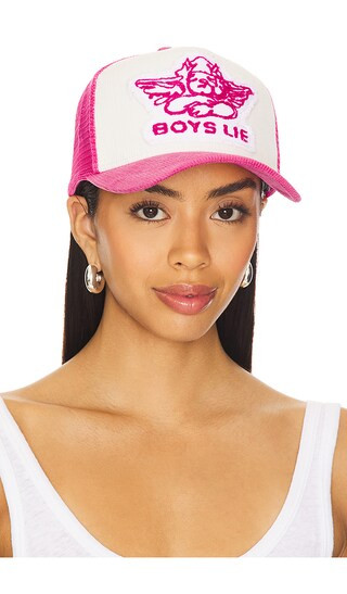Aura Trucker Hat in Pink | Revolve Clothing (Global)