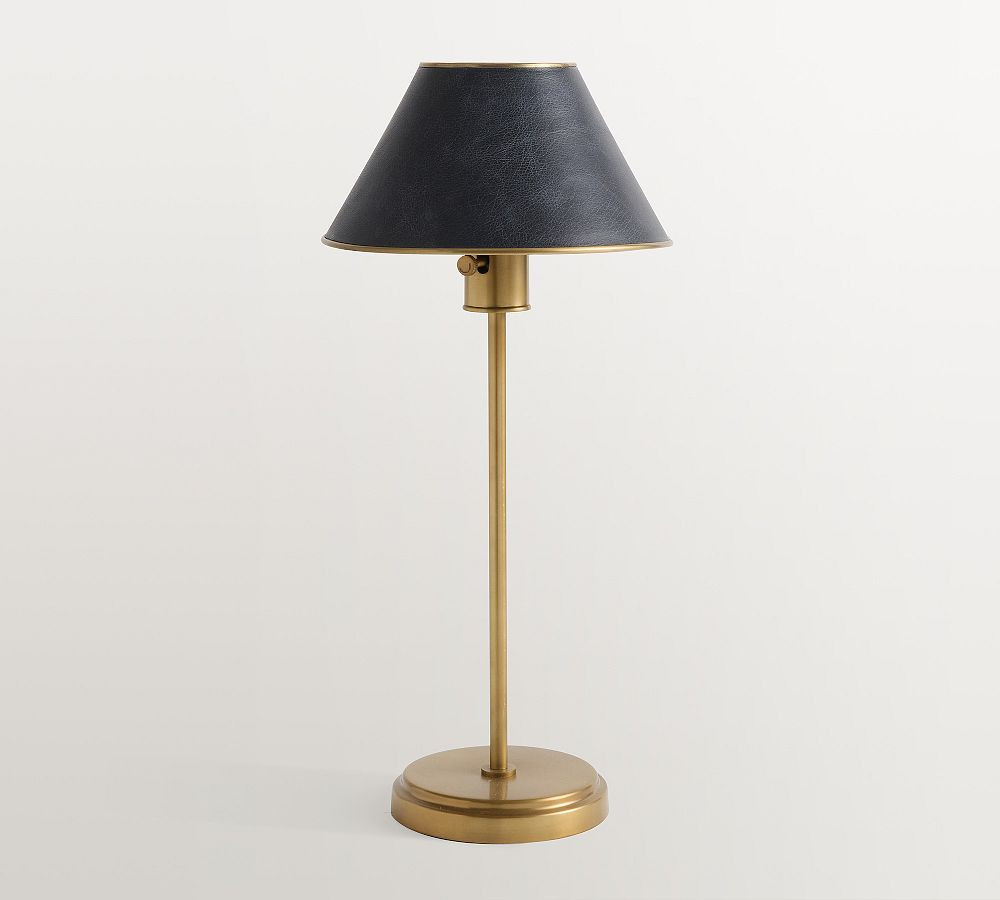Ford Metal & LeatherConsole Table Lamp (21") | Pottery Barn (US)