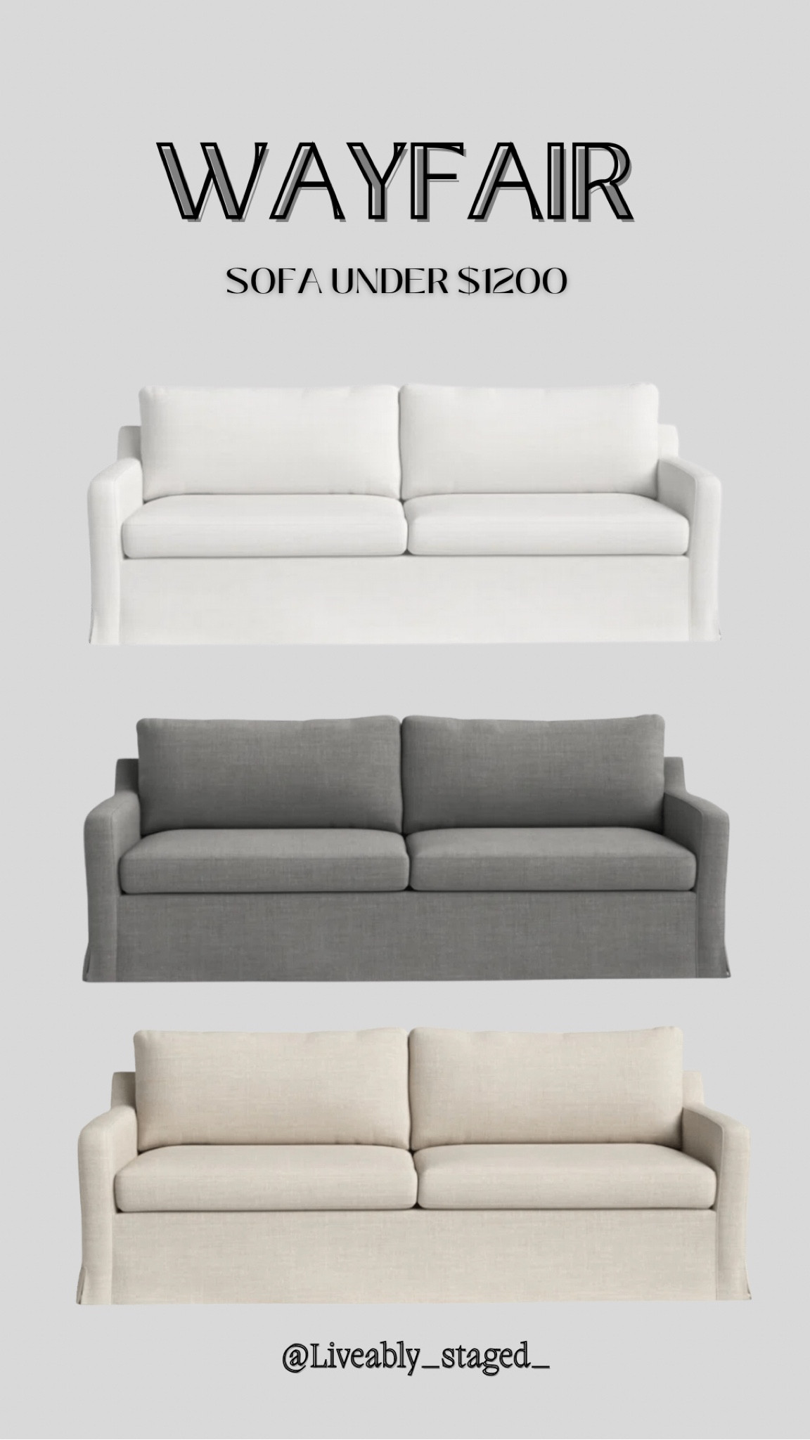 Beautiful sofa for $1170. Looks like a RH Modena slope arm sofa dupe for half the price! 

#LTKstyletip #LTKhome #LTKFind