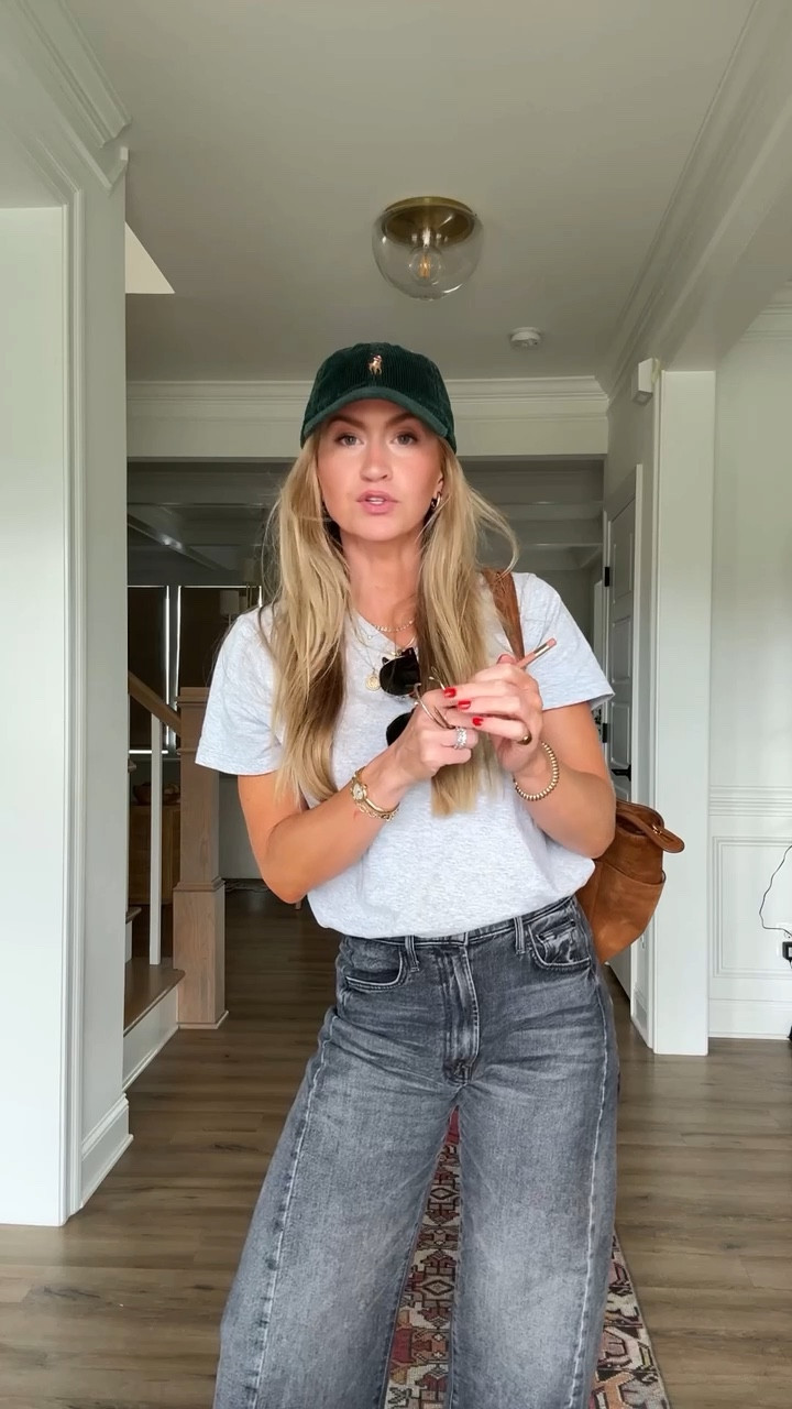 Tee + jeans outfit! 
Tee: wearing size medium. Runs small. 
Jeans: run TTS

#LTKBeauty #LTKSeasonal #LTKStyleTip