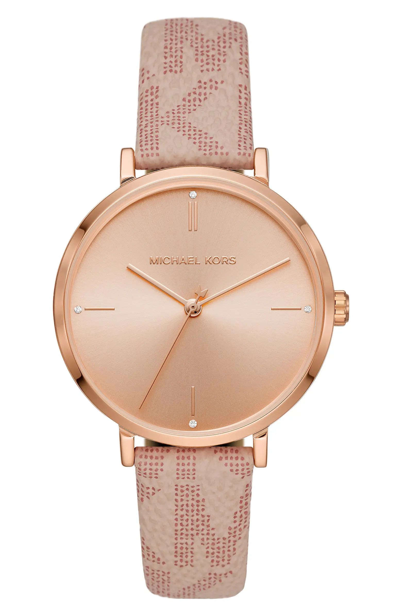 Jayne Three-Hand Blush Watch, 38mm | Nordstrom Rack