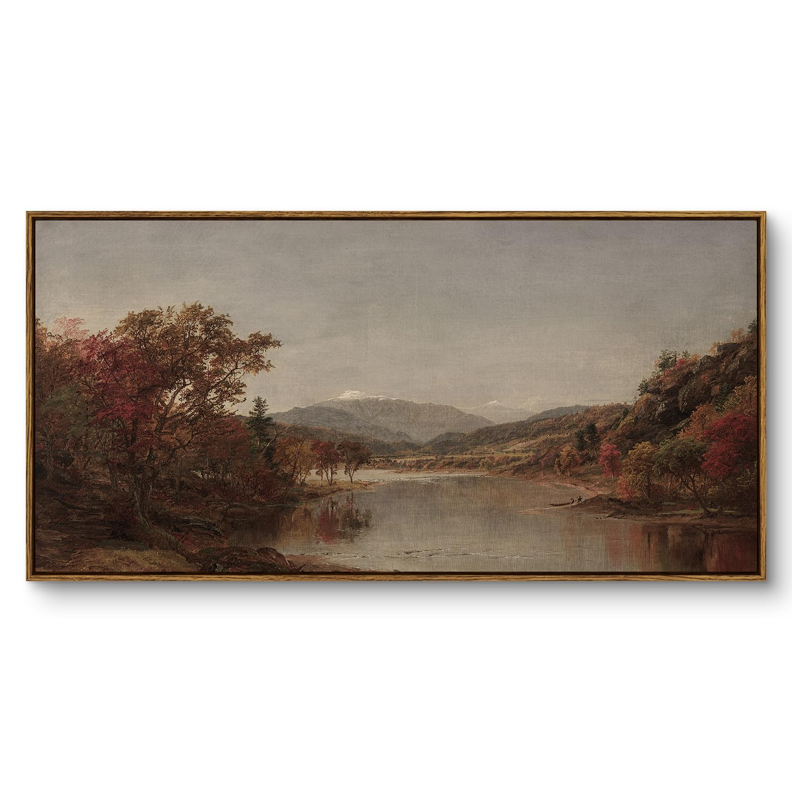 InSimSea Extra Large Framed Vintage Wall Art, Living Room Country Farmhouse Decor, Fall Nature La... | Amazon (US)