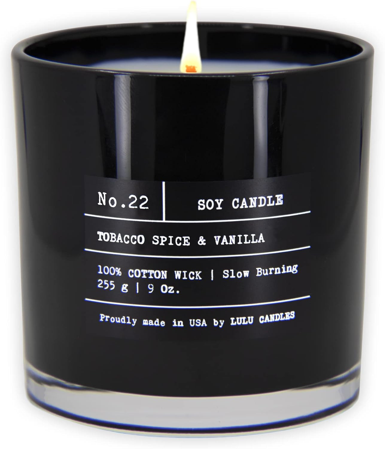 Lulu Candles | Tobacco, Spice & Vanilla | Luxury Scented Soy Jar Candle | Hand Poured in The USA ... | Amazon (US)