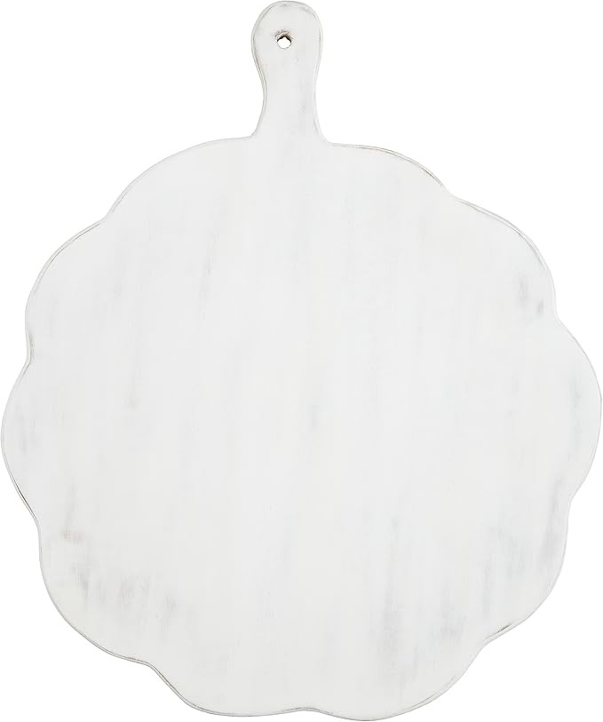 Mud Pie Scalloped Wood Board, Small; 19" X 16" | Amazon (US)