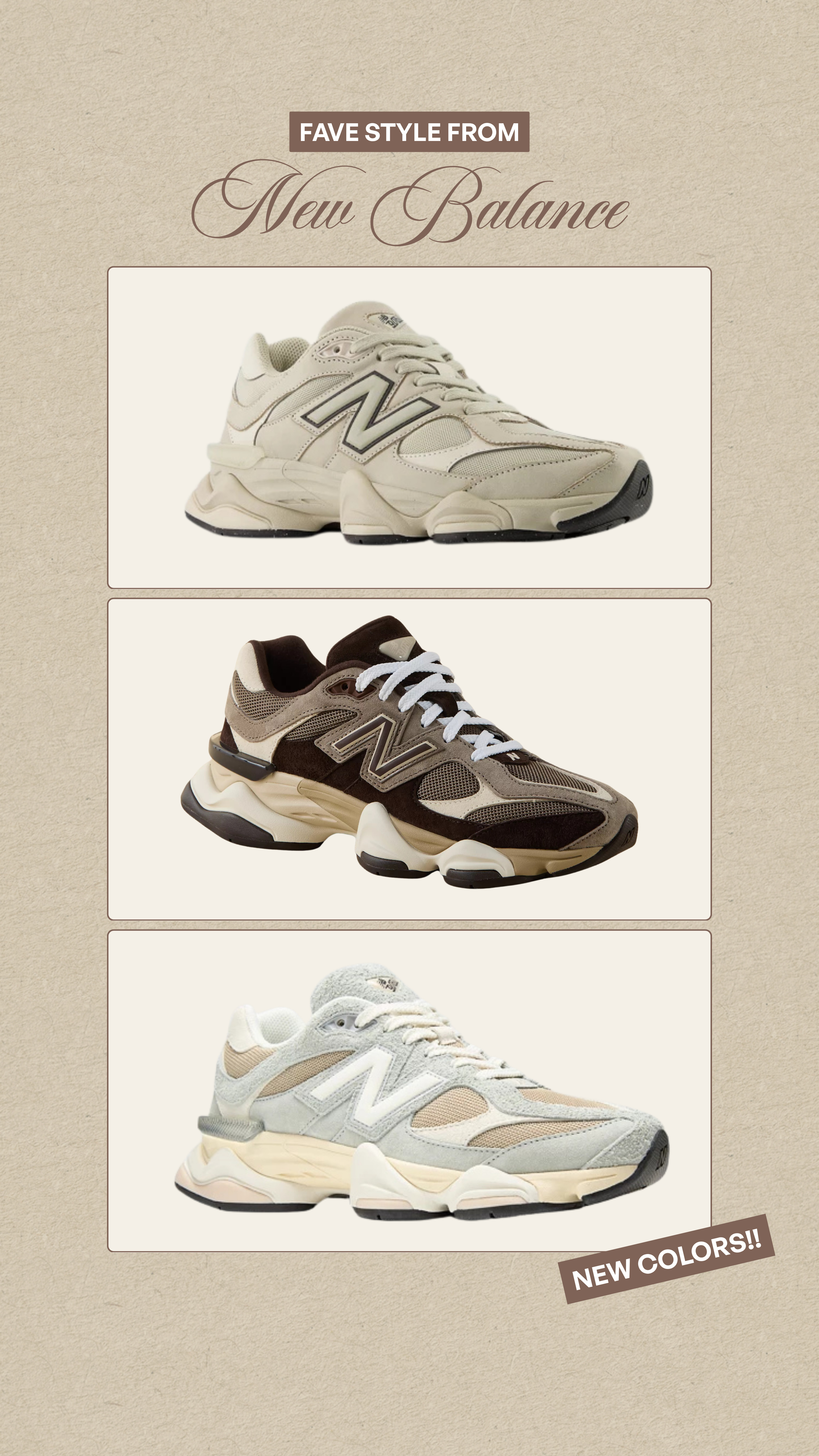 New in from American Eagle! I've been wearing the 9060s for YEARS 

 
