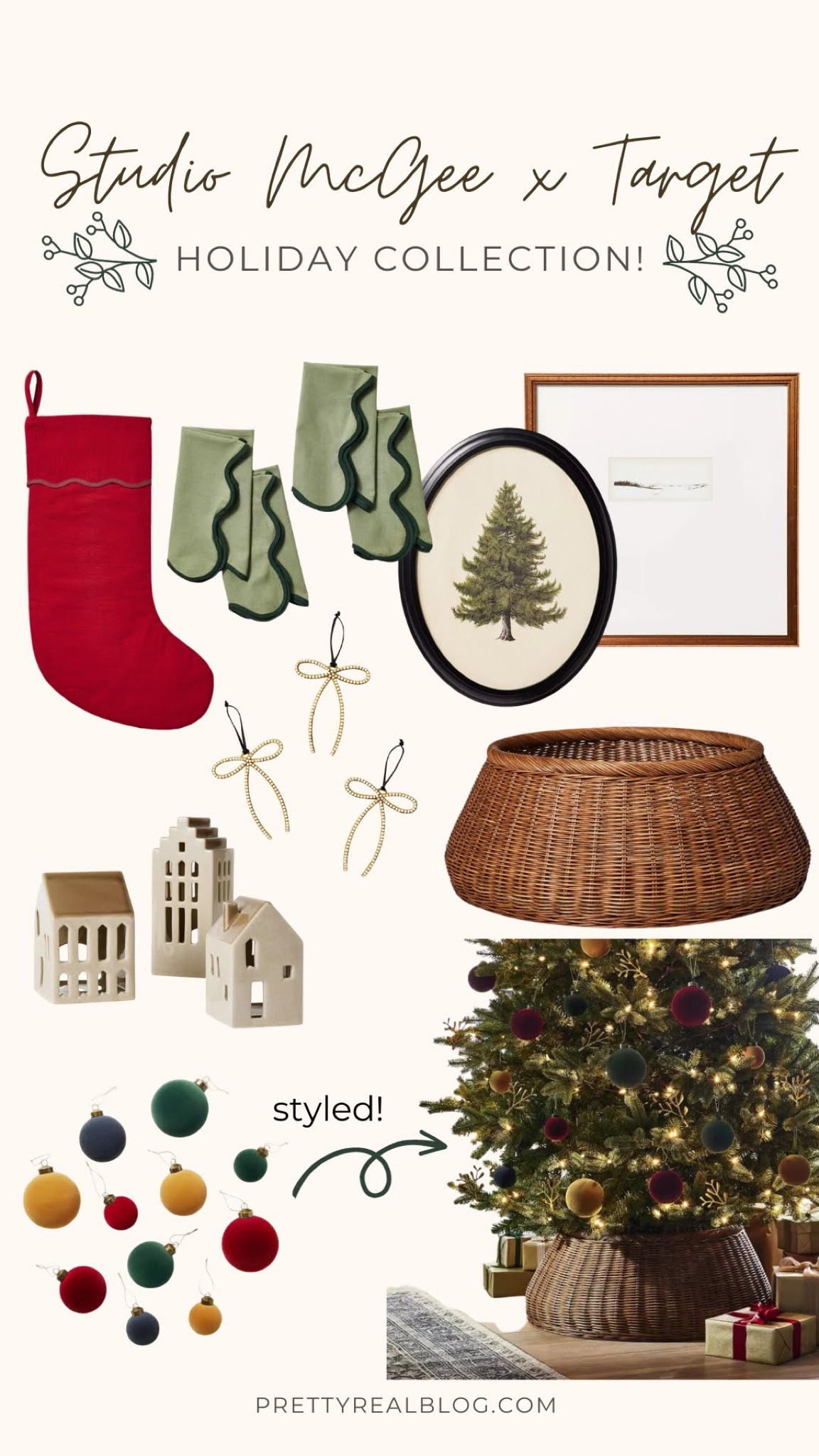 Studio McGee x threshold at target just dropped! Christmas decor, tree collar, velvet ornaments, flocked, ornaments, bow ornaments, red, stocking, scallop trim napkins, scalloped, trim, tree art, Christmas art, ceramic houses

#LTKhome #LTKHolidaySale #LTKHoliday