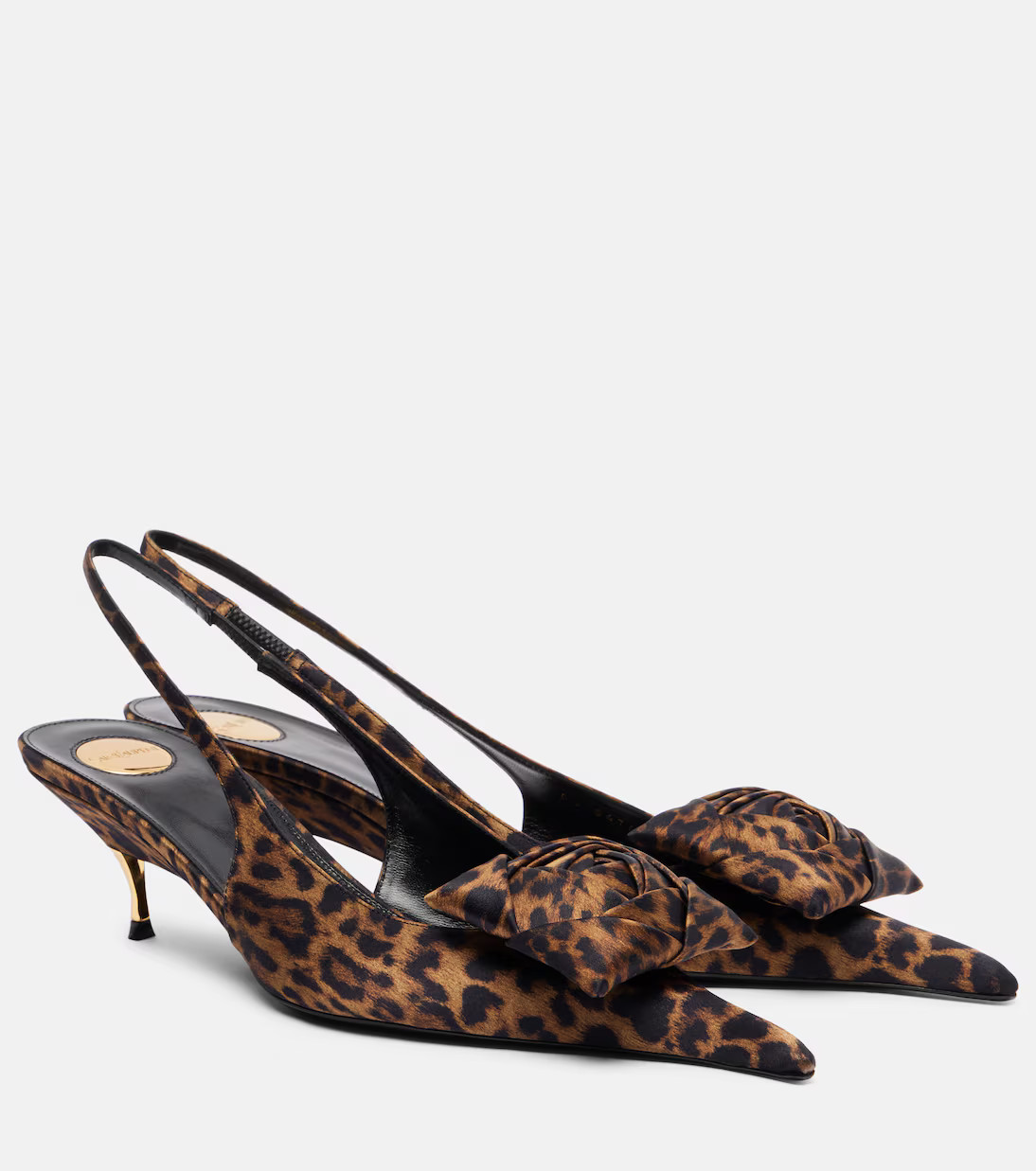 Dakota 50 leopard-print slingback pumps | Mytheresa (INTL)