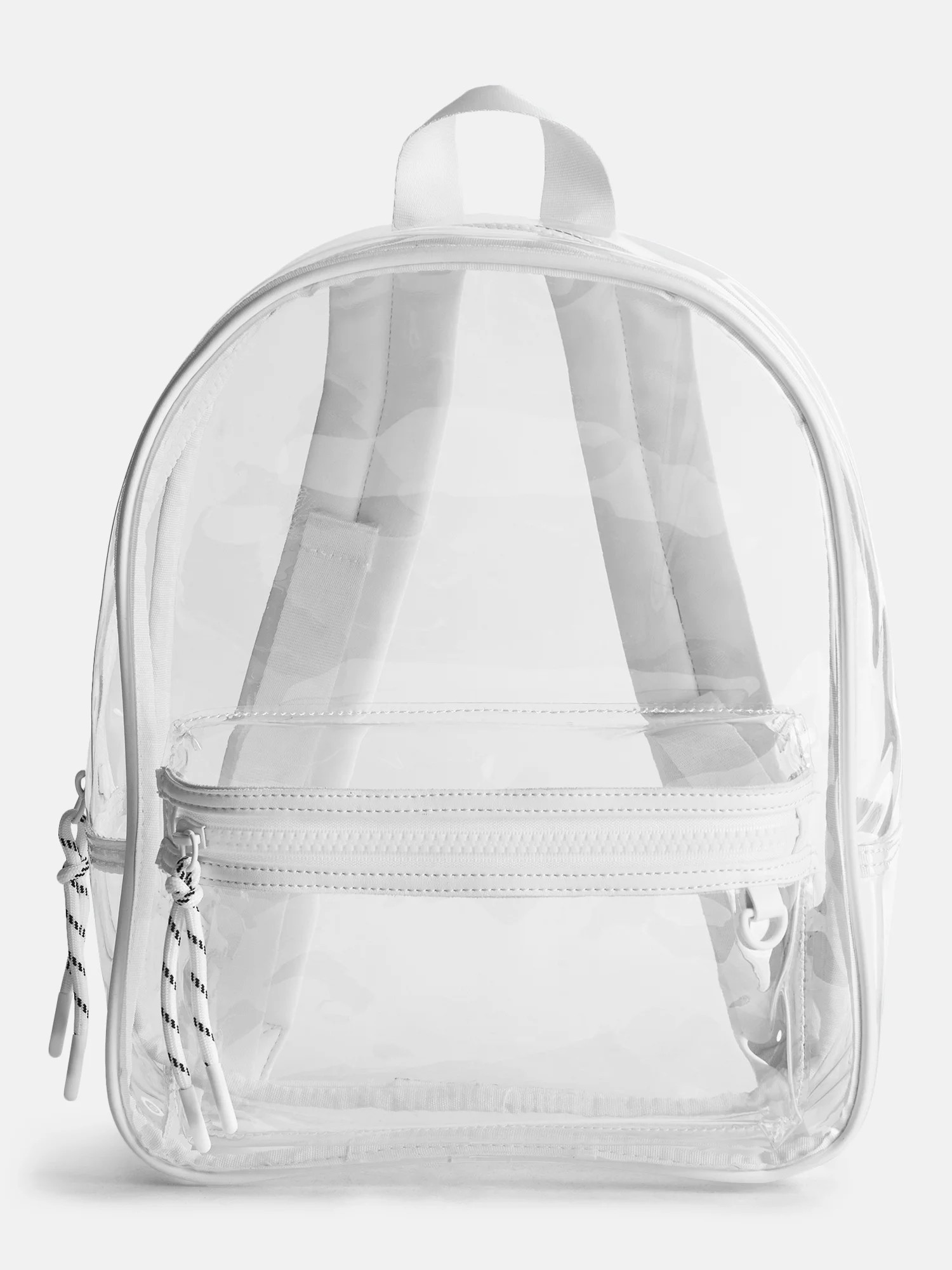 No Boundaries Women's Game Day Clear Mini Backpack, White | Walmart (US)