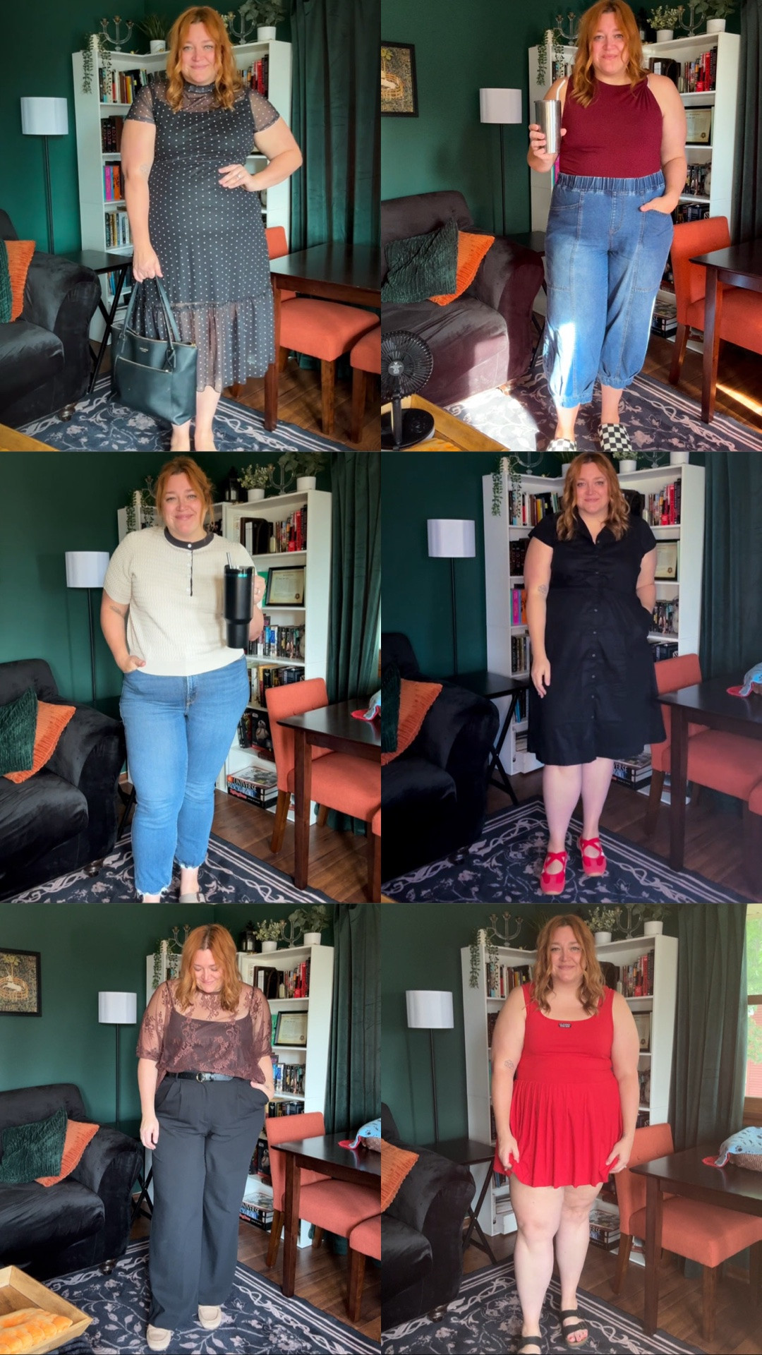 Week in realistic outfits: wfh, in office business casual, weekend house project and drinks w/friends

#LTKPlusSize #LTKMidsize #LTKootd