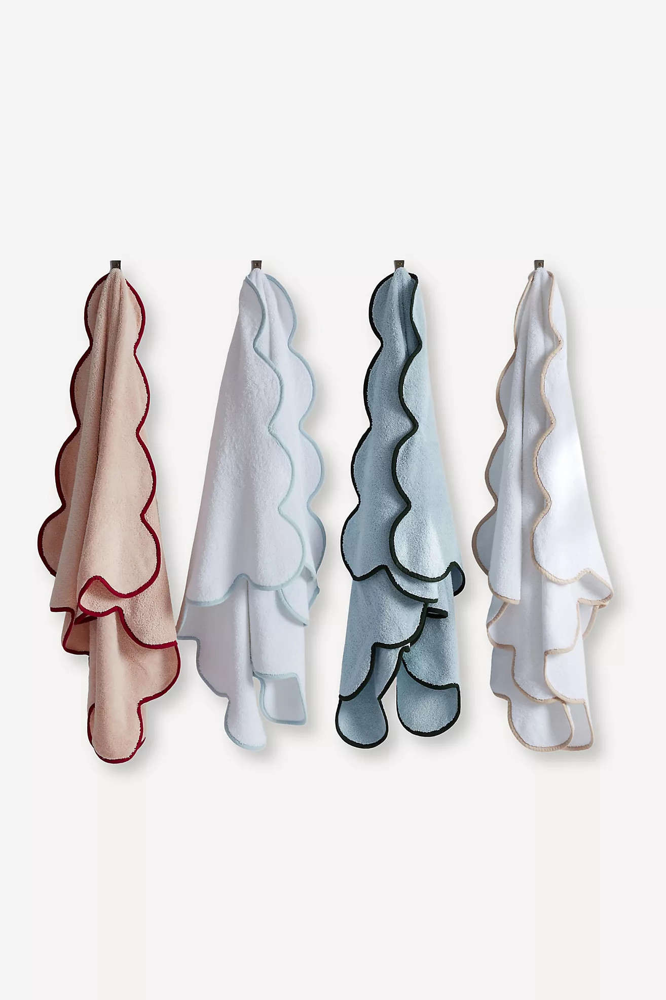 Kassatex Chairish Scallop Edge Bath Towel Collection | Anthropologie (US)