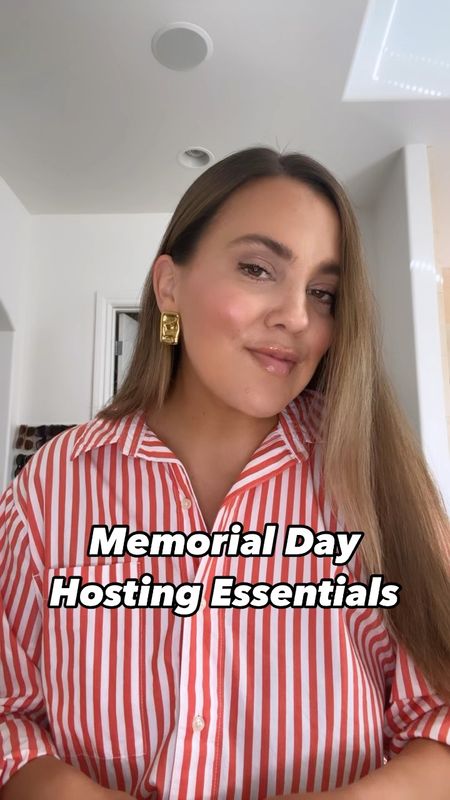 I grabbed all of my Memorial Day Hosting needs, decor, & food for the weekend from @walmart!  #walmartpartner Comment LINKS and I will send you links to all of the amazing items I found. The best part is, I got it all delivered (as soon as) same day! The wreath and bows are my favorites and already hanging on our porch! 🇺🇸 

#LTKSeasonal #LTKHome