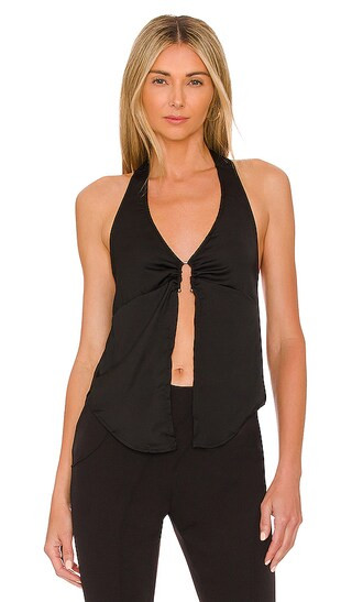 Calista Top in Black | Revolve Clothing (Global)