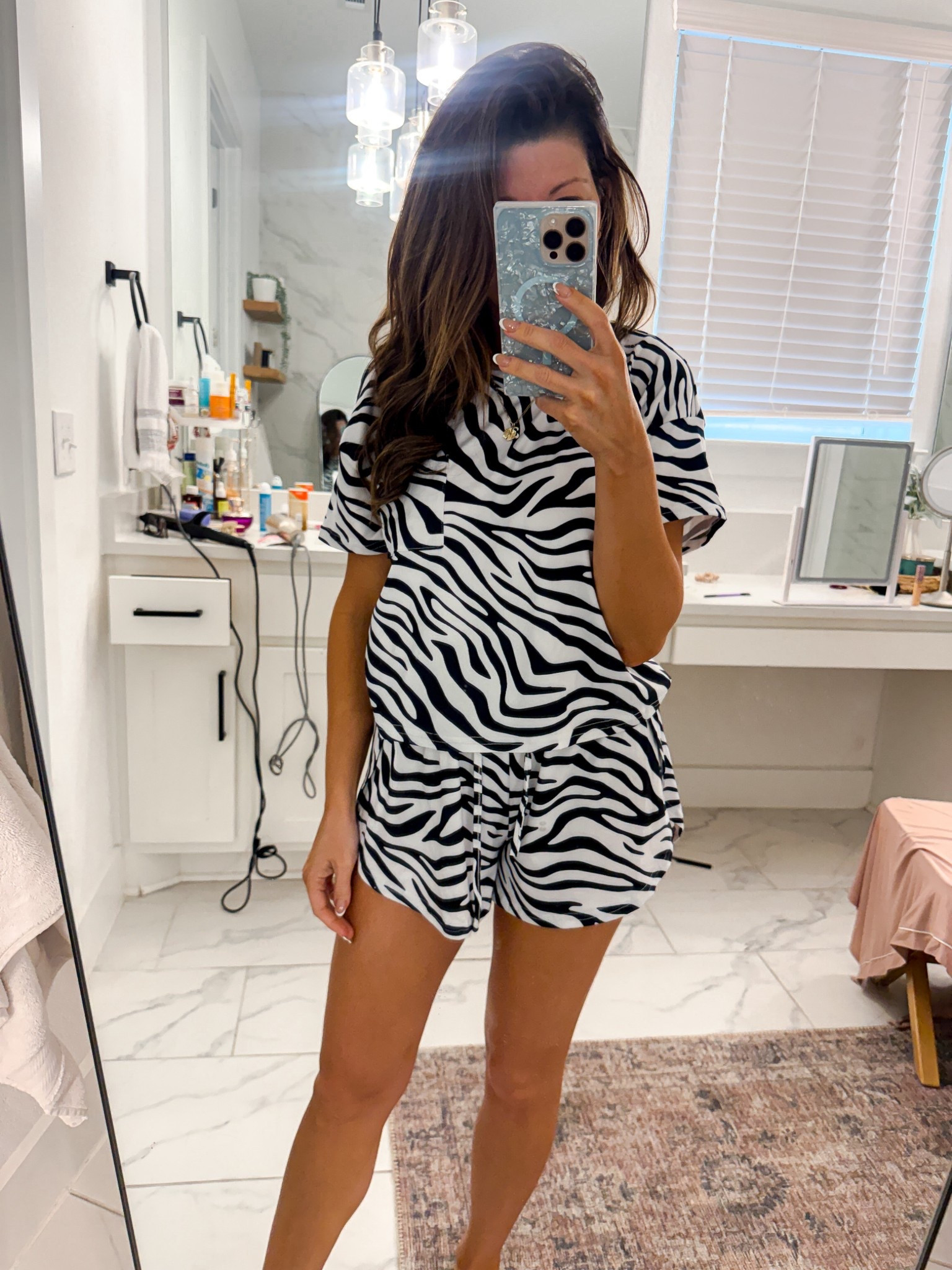 My pajama set is currently on sale for under $15! A lot of colors and patterns to choose from. I wear my true size- size small

#LTKOver40 #LTKmomlife