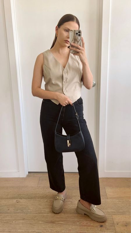 How to wear loafers 🖤

To create right proportions to your outfit, match your wide leg pants with a fitted vest 

#LTKstyletip #LTKaustralia #LTKunder100