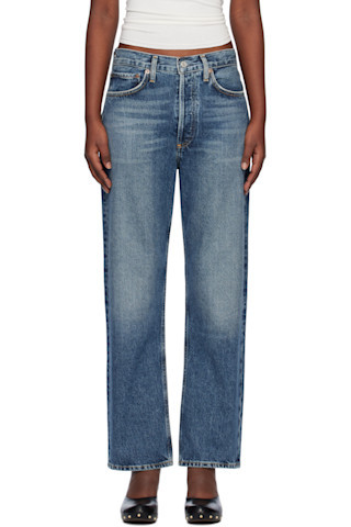 Blue 90's Jeans | SSENSE