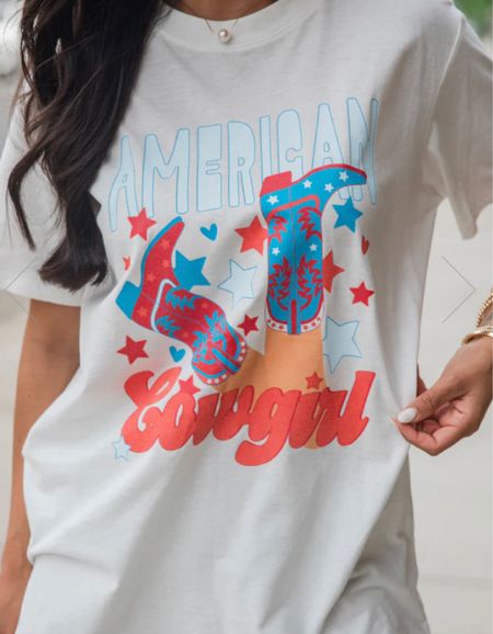 4th of July graphic tshirt! Americana outfits! Pink lily red white and blue collection 

#LTKSeasonal
