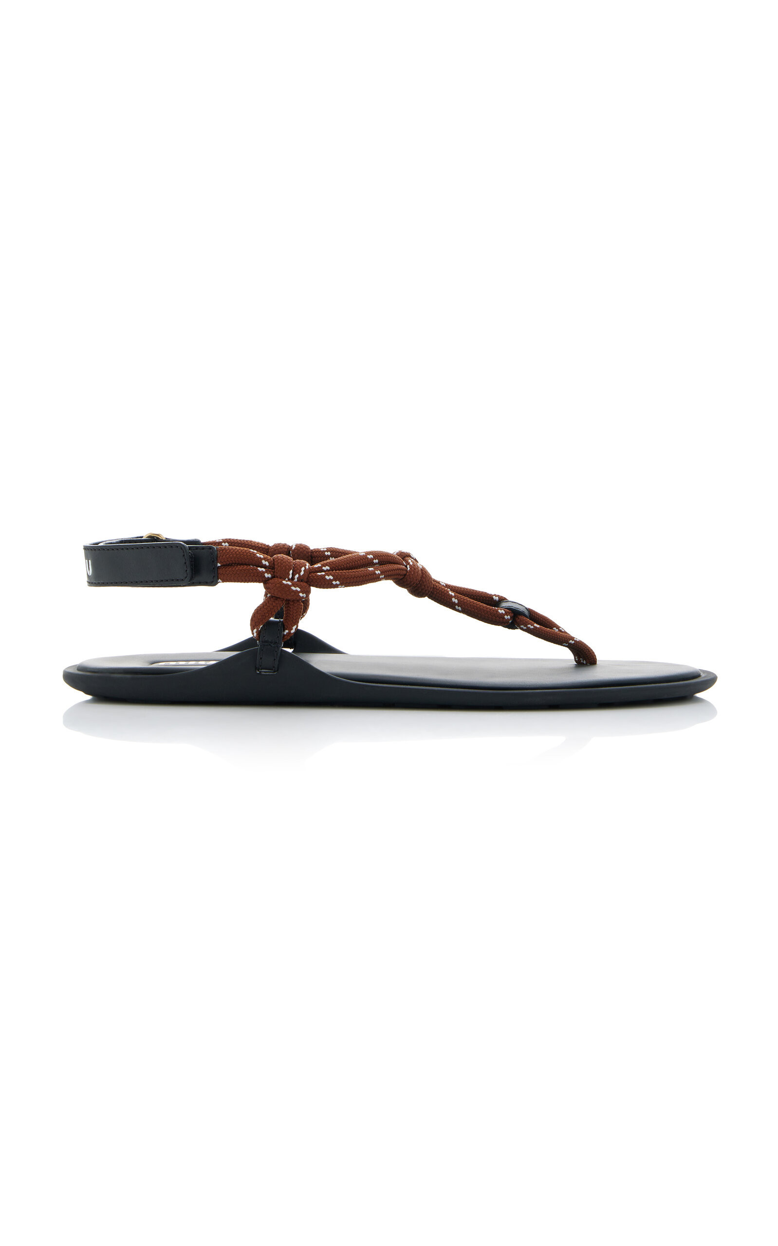 Miu Miu - Rope Sandals - Brown - IT 40 - Moda Operandi | Moda Operandi (Global)