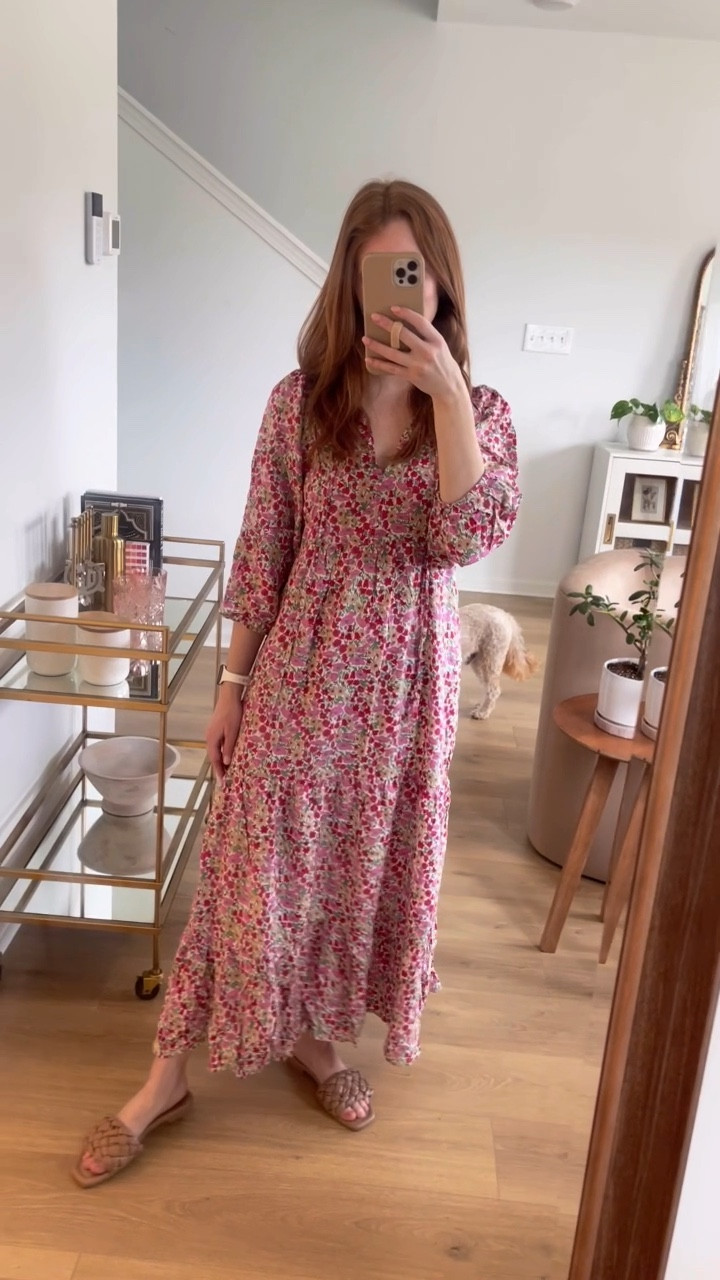 Swooning over this Amazon dress 😍🌸 it’s so light and airy 

#LTKfindsunder50 #LTKSeasonal #LTKstyletip