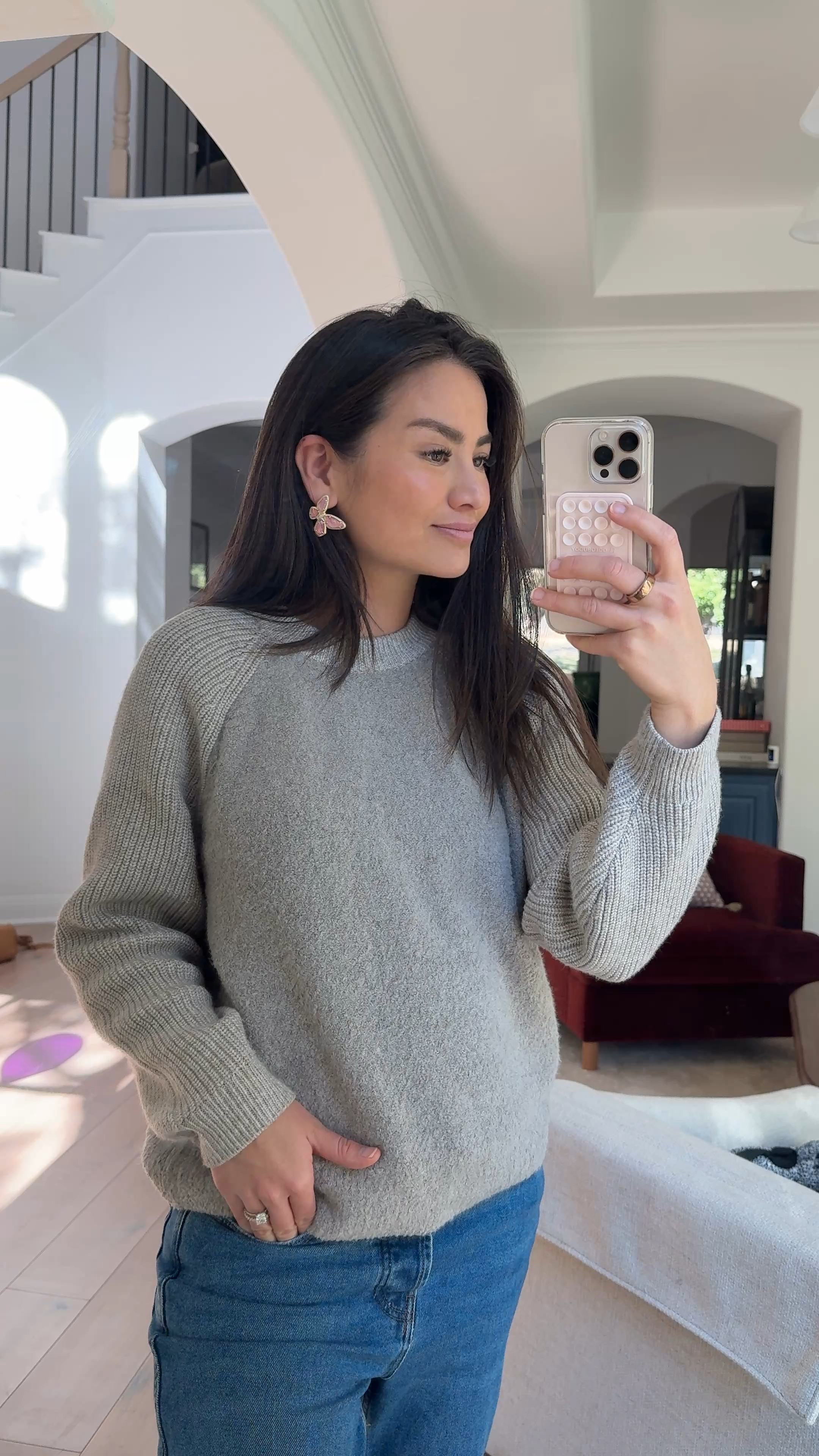 Casual Sunday in the coziest sweater and butterfly earrings under $100 by Kendra Scott ✨

#LTKFindsUnder100