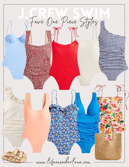 Must Have Swim- here is a round up of our fave one piece swimsuits from J. Crew! So many cute and flattering styles on sale now!

#vacation #swimlook #summer #onepiece #swim


#LTKSeasonal #LTKStyleTip #LTKFindsUnder100