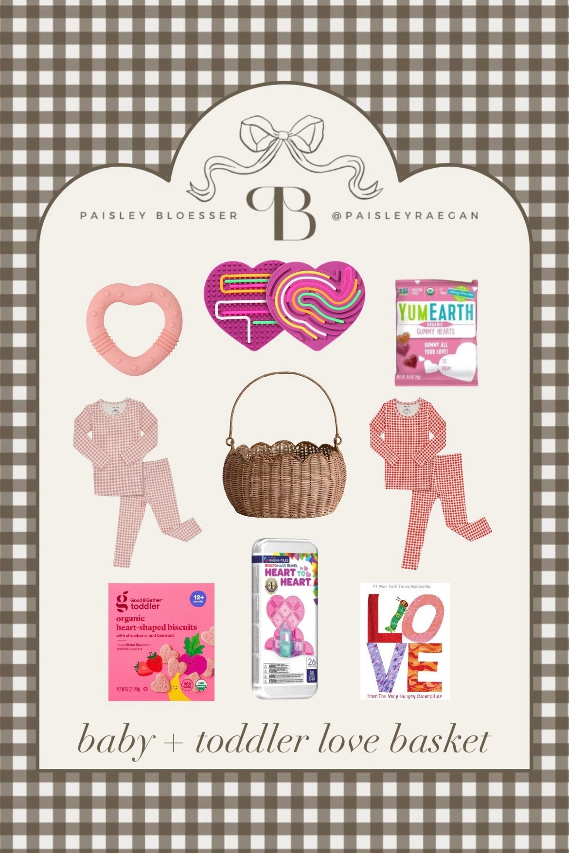 i ordered everything for my toddler love basket!! 

baby love basket, toddler love basket, kids valentines gifts, toddler valentines gifts, heart shaped teether, mini magnatiles, valentines toys, valentines sensory toys, gingham pajamas, valentines pajamas, valentines snacks, valentines books, love basket, baby valentines gifts

#LTKSeasonal #LTKKids #LTKBaby