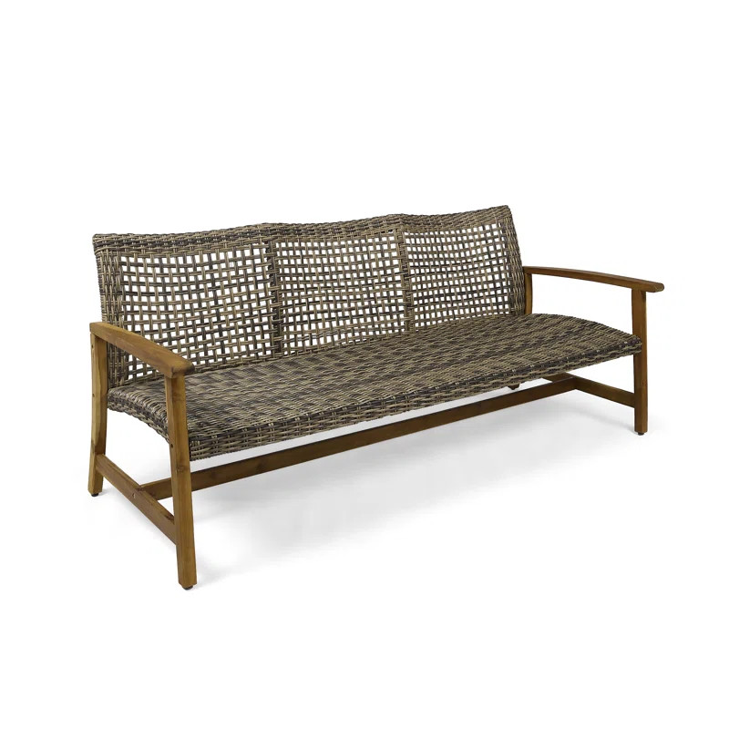 Bedingfield 75.5'' Acacia Outdoor Patio Sofa | Wayfair North America