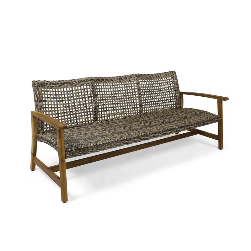 Bedingfield 75.5'' Acacia Outdoor Patio Sofa | Wayfair North America