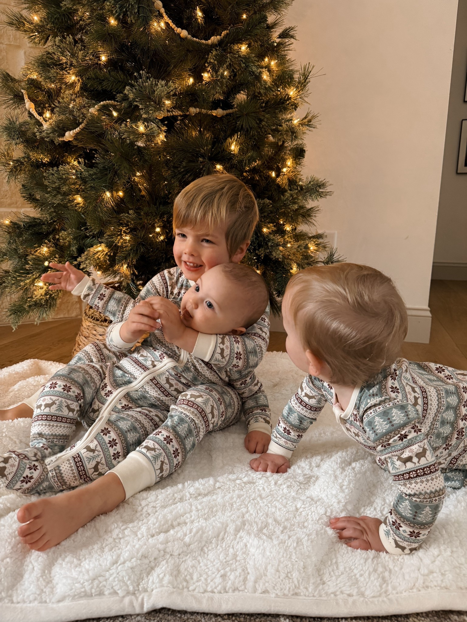 Christmas with the cousins in matching pjs 🎄Chris

#LTKKids #LTKBaby #LTKmomlife