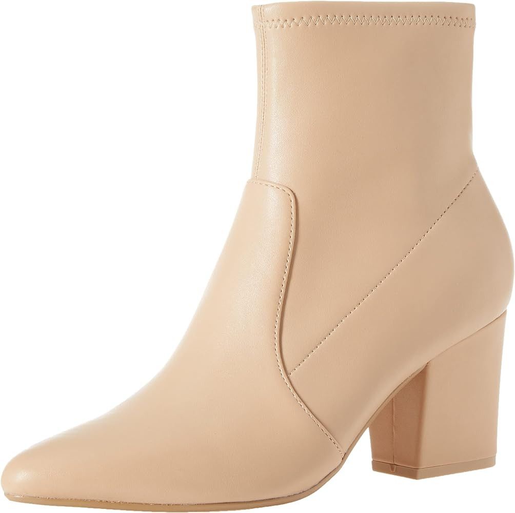 Amazon Essentials Women's Fitted Stretch Heel Boot | Amazon (US)