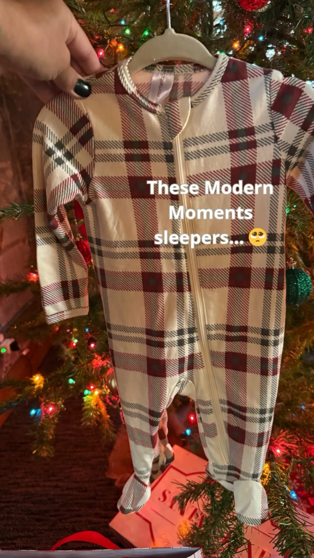 Holiday PJs 🎄✨
Modern Moments and Carter’s Child of Mine have so many cute red + green prints this year — that plaid two-piece with the tiny gingerbread pocket is for my 3-year-old, and he’s going to look so sweet in it.
And the navy fleece sleeper with the little reindeer feet? My littlest is going to be adorable. I can’t handle it. 🥺

#ad @walmartstyle #walmartfashion#LTKCyberWeek 

#LTKBaby #LTKKids #LTKHoliday