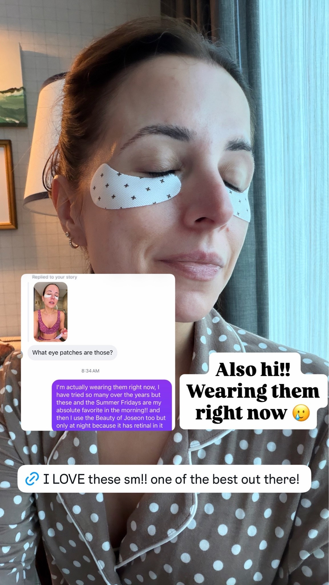 I love these eye patches! Helps with puffiness and dark circles. These stay in place and won’t slip down face either.

#LTKmorningroutine #LTKBeauty #LTKgrwm
