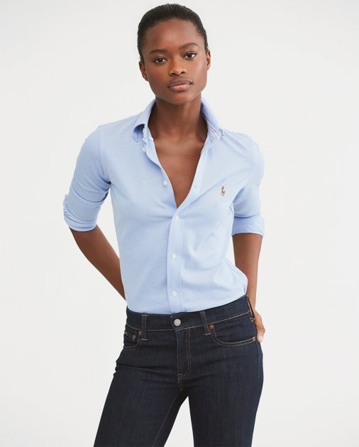 Knit Cotton Oxford Shirt | Ralph Lauren (US)