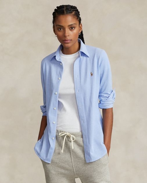 Knit Cotton Oxford Shirt | Ralph Lauren (US)