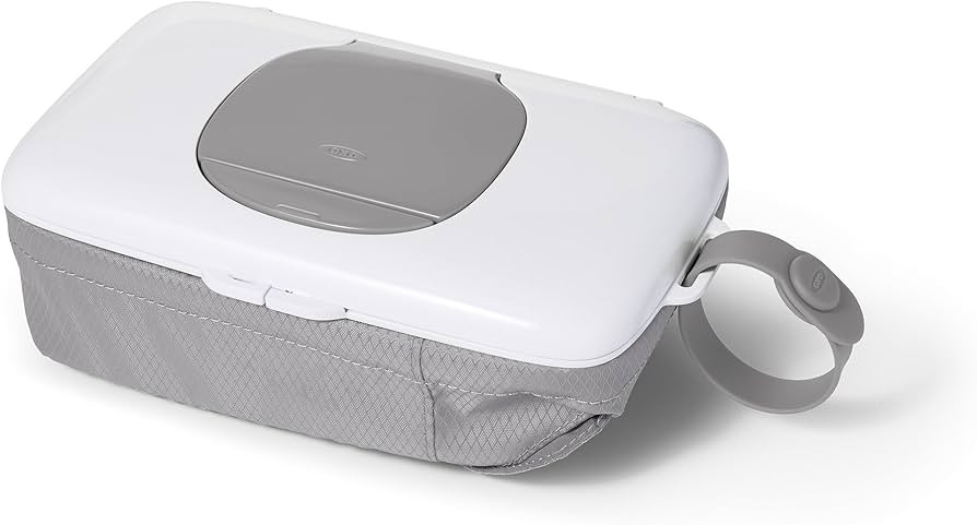 OXO Tot On-The-Go Wipes Dispenser with Diaper Pouch, Gray | Amazon (US)
