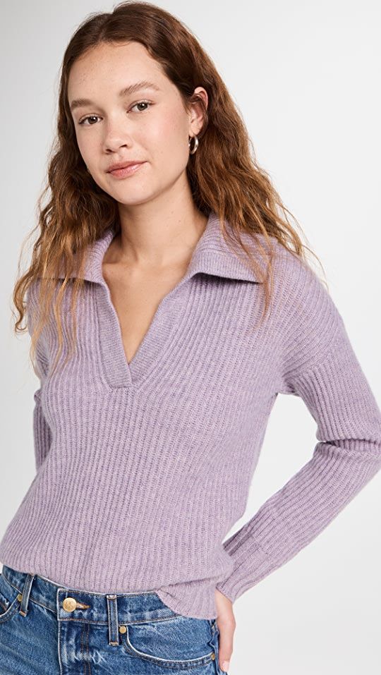 Naadam Fisherman Polo Sweater | SHOPBOP | Shopbop