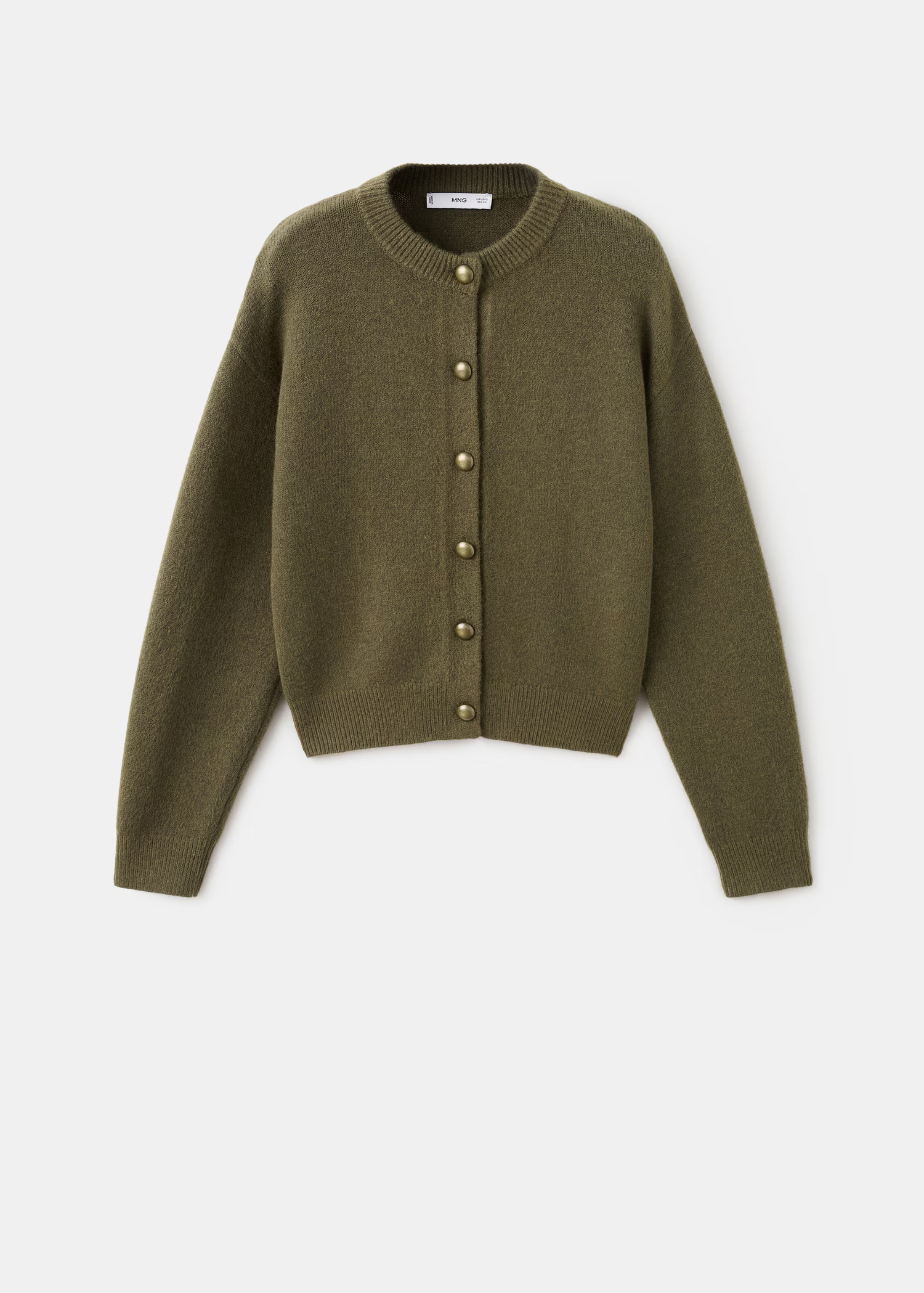 Chunky-knit cardigan with buttons | Mango (US/MX/AU)