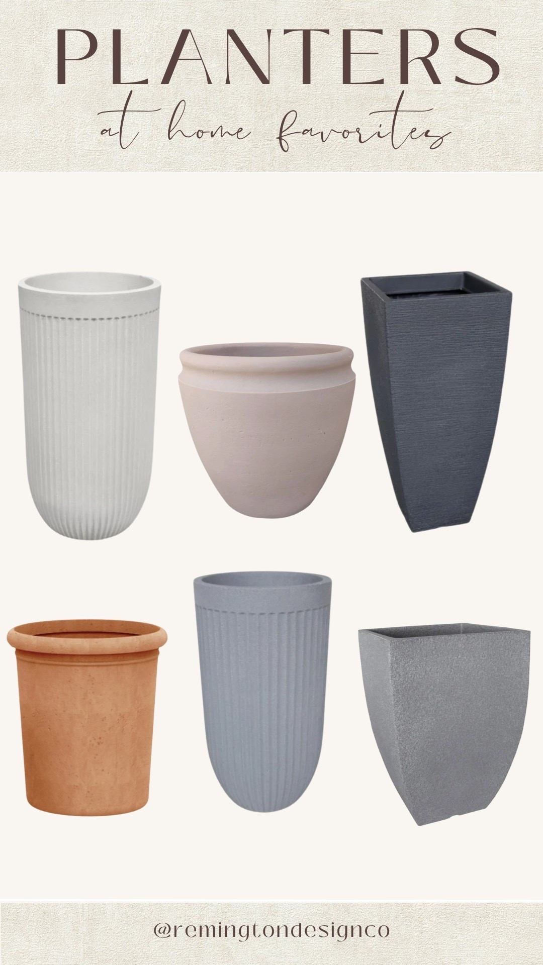 Some of my favorite planters from At Home! 🪴

Style tips - Patio decor - Planters - Planters for patio - Home finds - Summer outdoor patio#LTKStyleTip