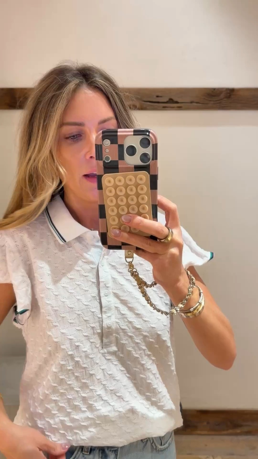 Spring Anthropologie haul! Loved this ruffle sleeve top. Would be so cute for casual every day or golf! 

Use code ANTHRO20 for 20% off

#LTKSaleAlert #LTKPetite #LTKOver40